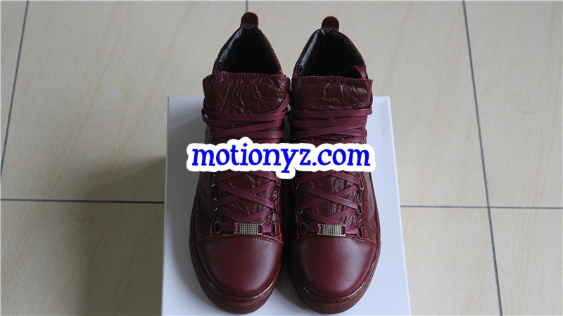 Balenciaga Arena Leather Red Wine